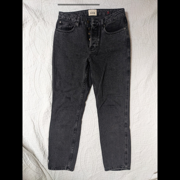 Sézane Women's Black and Grey Jeans - Picture 2 of 4